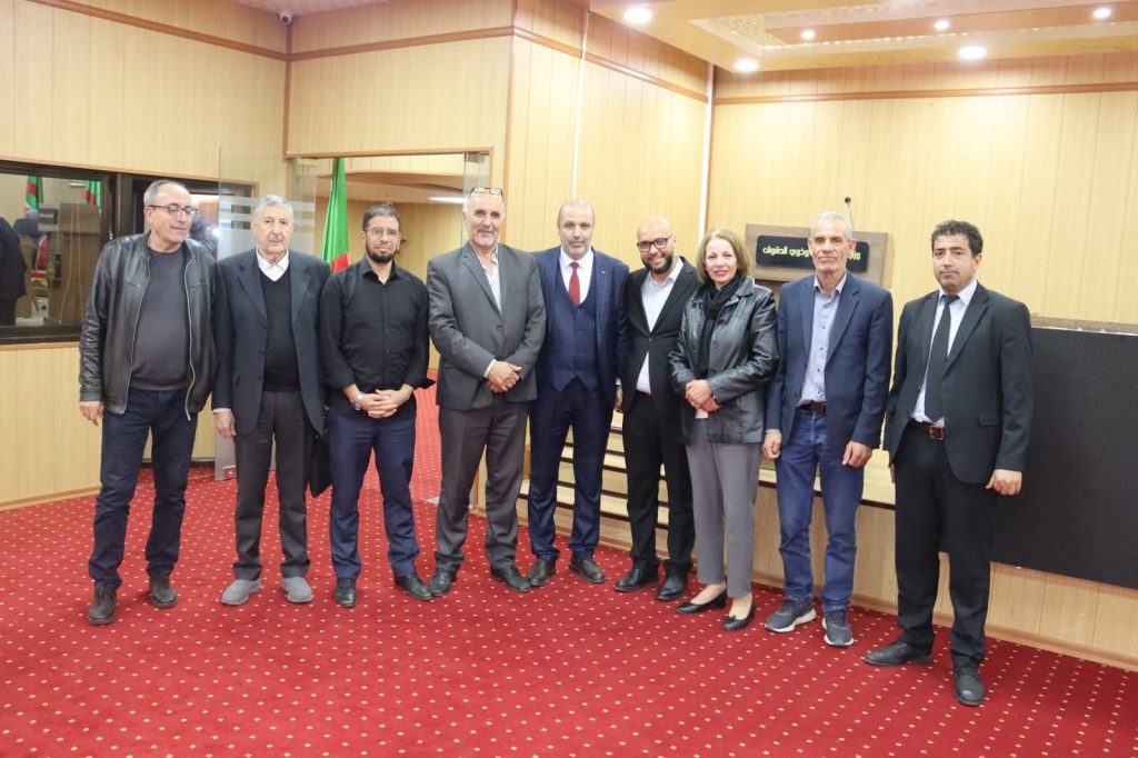 مراسم تنصيب الدكتور عبد الستار حسين كمدير للمركز الوطني للدراسات والبحث في المقاومة الشعبية والحركة الوطنية وثورة اول نوفمبر 1954 (12)