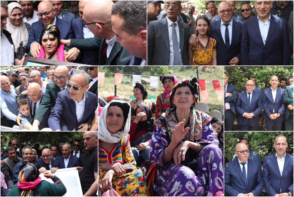 أشرف السيد #العيد_ربيڨة، وزير المجاهدين وذوي الحقوق، ببلدية صحاريج على مراسم احياء هذه الذكرى (10)