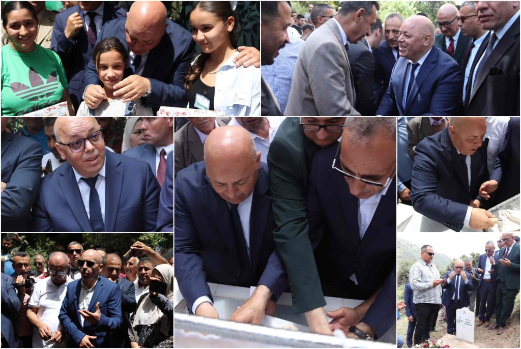 أشرف السيد #العيد_ربيڨة، وزير المجاهدين وذوي الحقوق، ببلدية صحاريج على مراسم احياء هذه الذكرى (8)