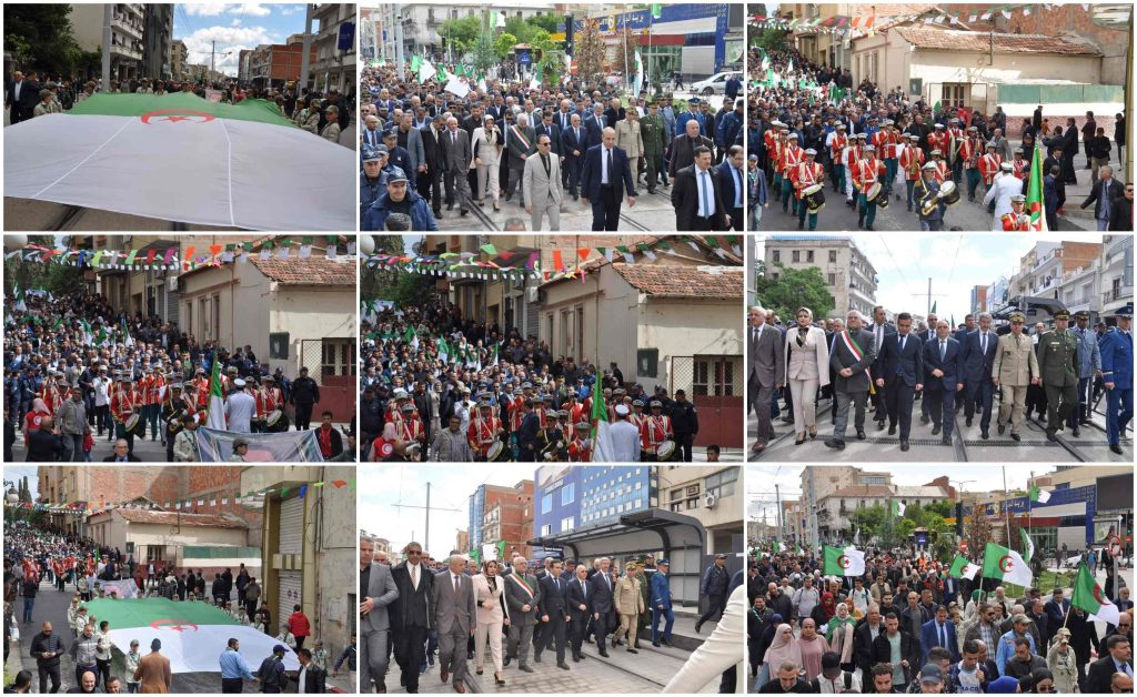 المسيرة الشعبية _ مسيرة الوفاء _ انطلاقا من مسجد أبي ذر الغفاري إلى غاية النصب التذكاري المخلد لأول