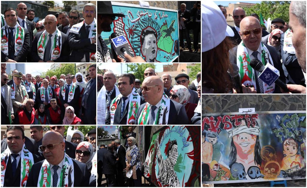 المسيرة الشعبية _ مسيرة الوفاء _ انطلاقا من مسجد أبي ذر الغفاري إلى غاية النصب التذكاري المخلد لأول (5)