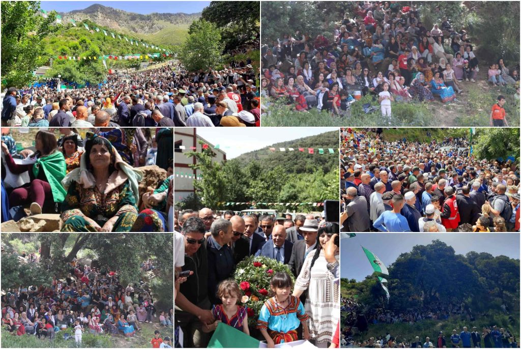 سكان بلدية سحاريج و قرية رافور يشاركون في فعاليات إحياء الذّكرى 67 لحرق وتدمير قرية إغزر إيواقرن (2)