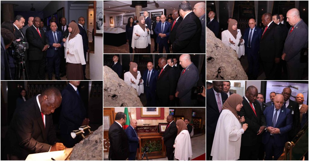 استقبل وزير المجاهدين وذوي الحقوق السيد #العيد_ربيقة، اليوم الجمعة 06 ديسمبر 2024، رئيس جمهورية #جنو (1)